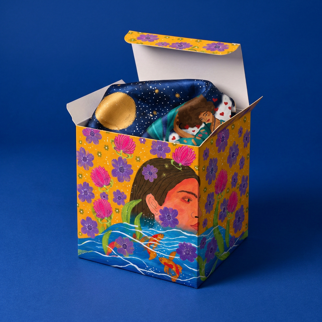 Unboxing Yourself: How Hand-Painted Fabrics and Dream Packaging Bridge Tradition with Modern Identity